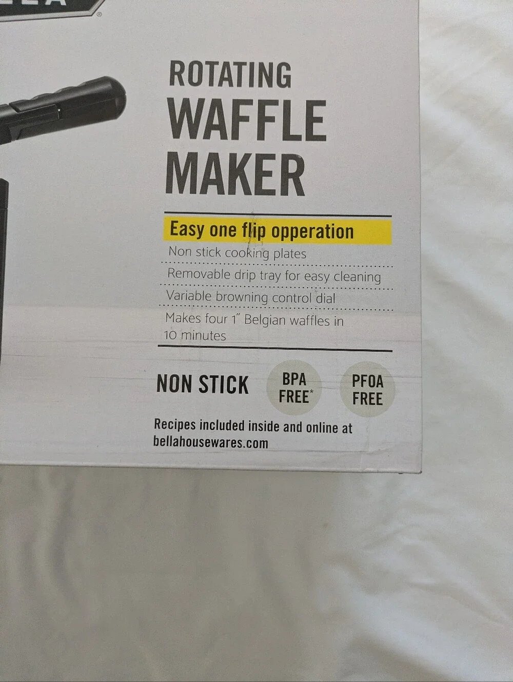 Bella Rotating Waffle Maker
